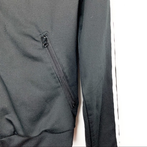 *SOLD* Adidas Classic Black and White Zip-Up Jacket - Picture 4 of 9